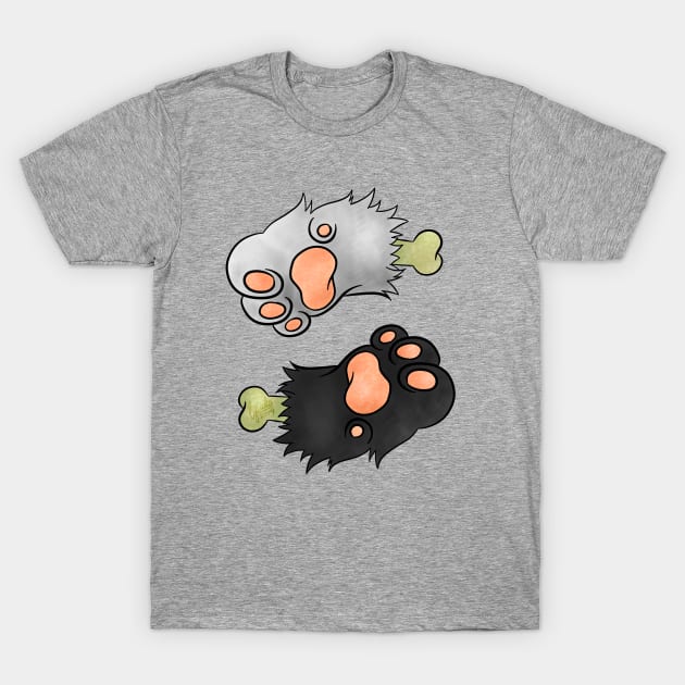 Paws T-Shirt by akuma_king_oda